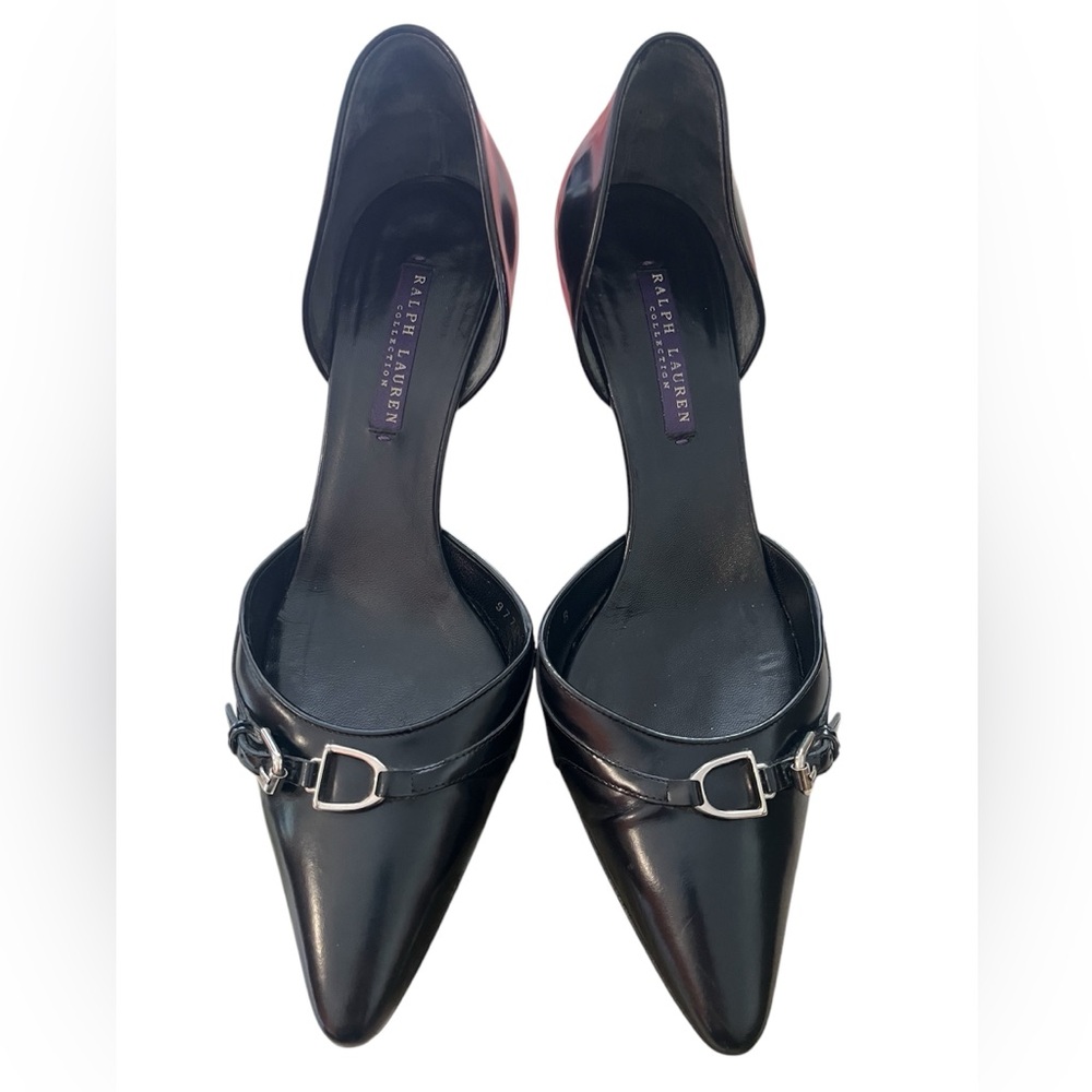 ✨RALPH LAUREN PURPLE LABEL✨Kitten Heel Pumps